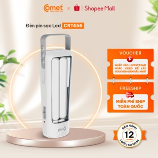 [Vào LIVE- Hỏa tốc HCM] Đèn Pin Sạc Tích Điện Comet CRT456 6W Đèn Pin Cầm Tay Siêu Sáng