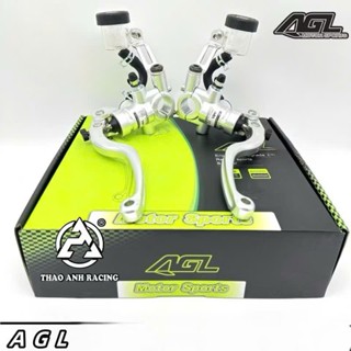 [1 đôi ]Tay phanh bình dầu rời AGL CNC siêu nét gắn cho xe điện xe máy