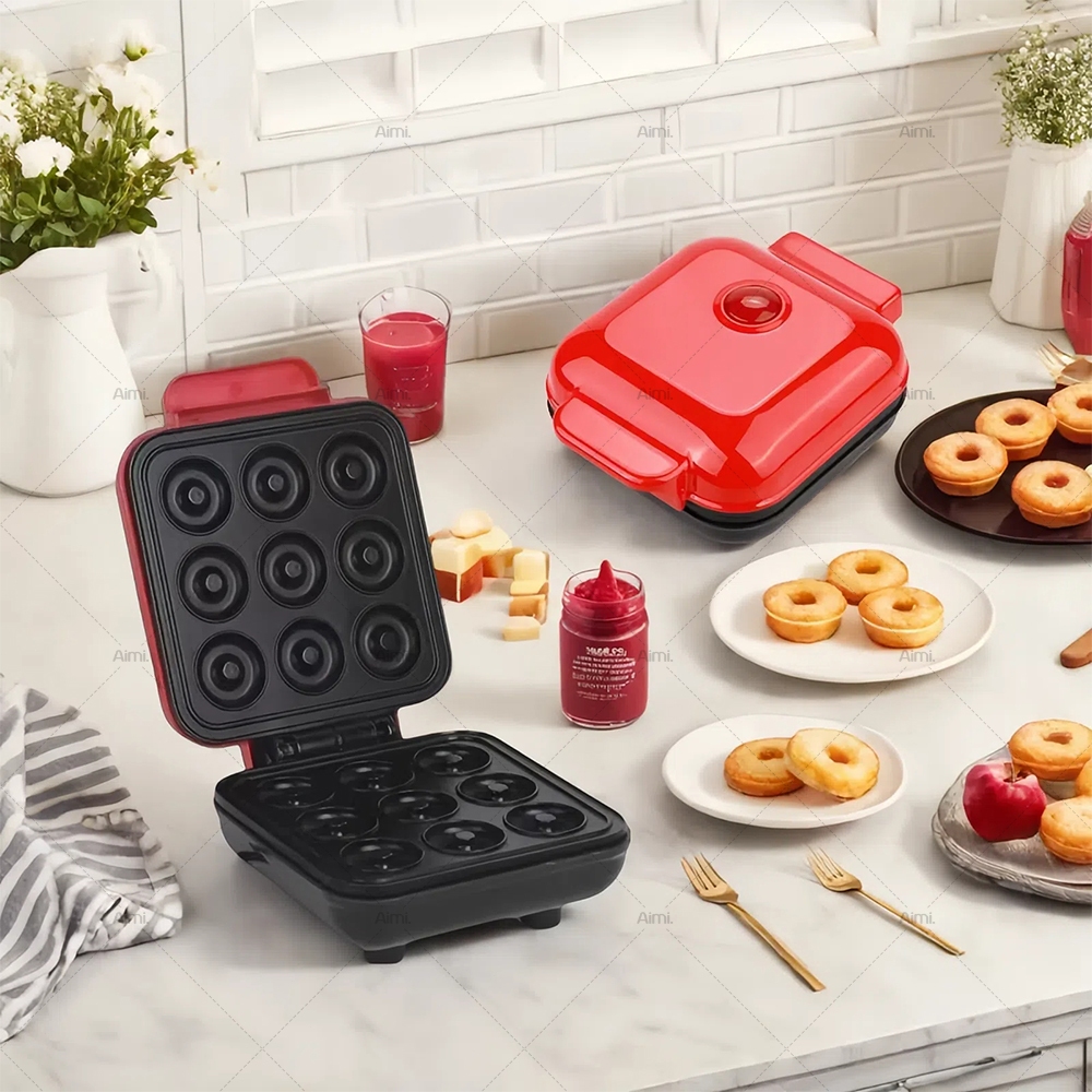 [BH 5 năm] Máy làm bánh donut Aimi Máy nướng bánh mì, Máy làm bánh rán Nấu Ăn