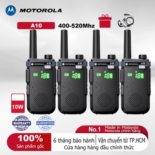 Bộ đàm Motorola A10(Copy tần số tự động, Loa siêu to, Âm thanh trong, Pin dùng 24h)