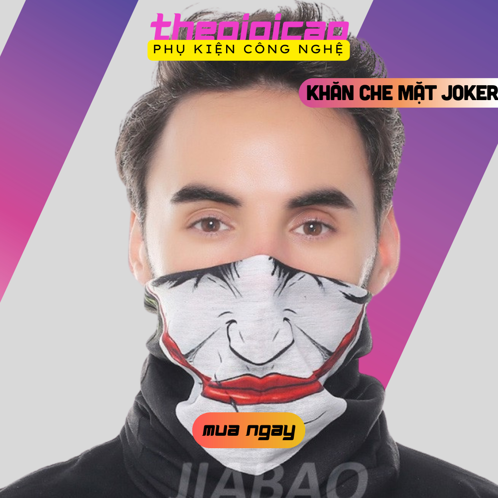 Khăn Che Mặt Đa Năng Hình Joker