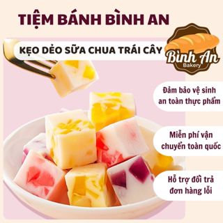 Kẹo Dẻo Sữa Chua Mix Vị Trái Cây Thơm Ngon, Hương Vị Từng Loại Quả Tự Nhiên
