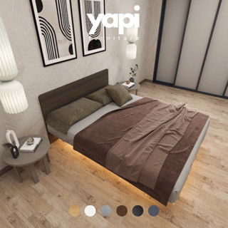  Giường Bay Có Đầu Giường Tích Hợp Đèn LED Yapi-535 202x20cm  DàixCao  