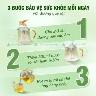 Đương quy 100g, quy ngố thái lát mỏng, khô, trắng, thơm - Chợ Thảo Dược Việt
