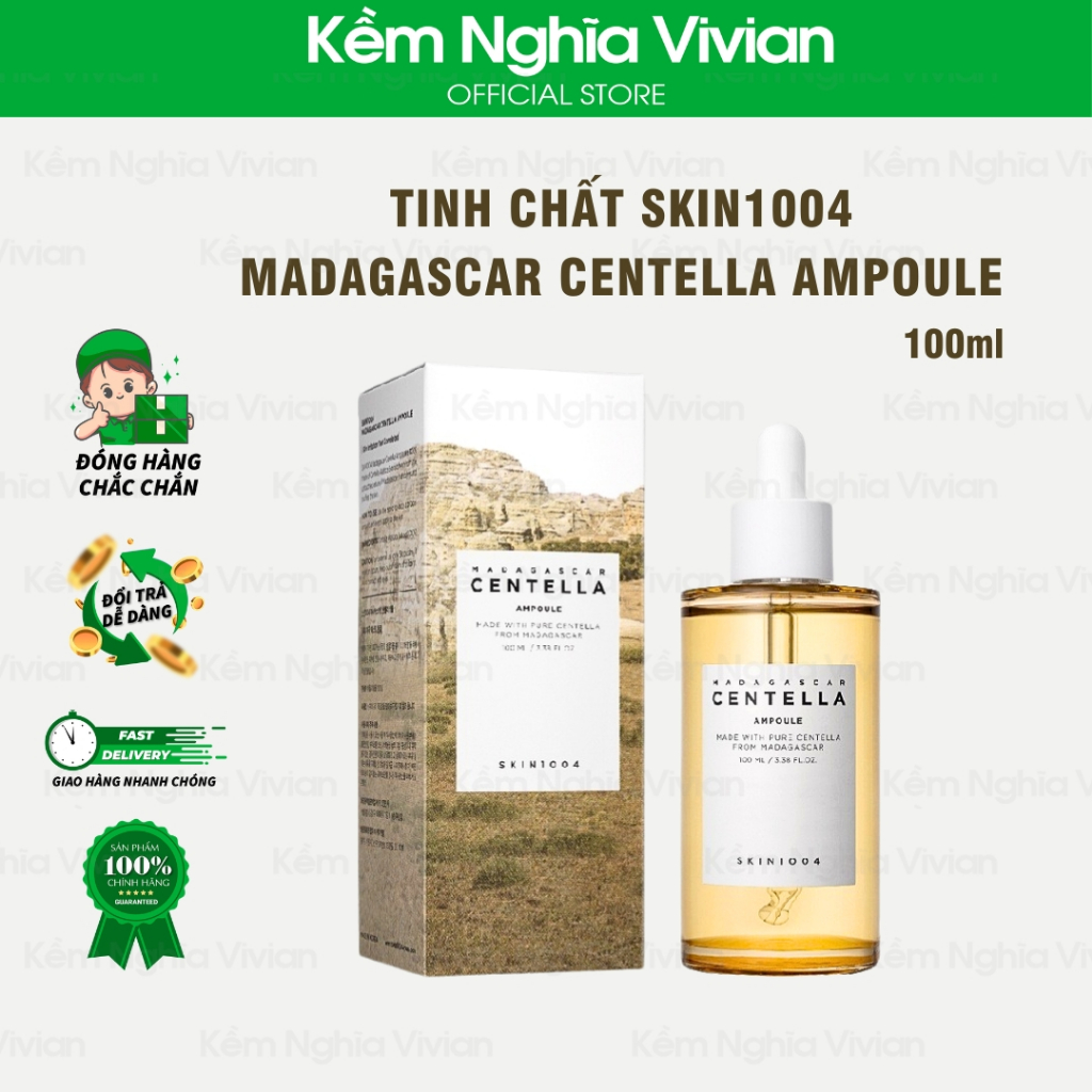 Tinh chất giảm mụn, phục hồi da Skin1004 Madagascar Centella Ampoule 100ml (MP7801)
