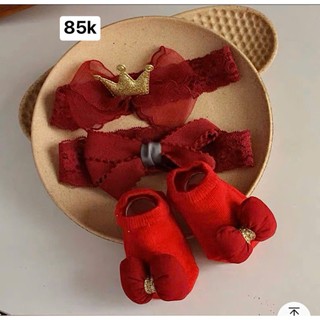 SET VỚ SƠ SINH VÀ 2 BĂNG ĐÔ ĐÁNG YÊU