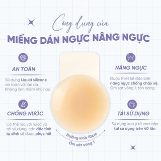 Miếng Dán Ngực Silicone Jary Nipple Covers