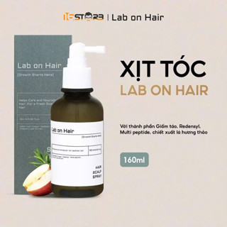 Xịt dưỡng mọc tóc Lab on Hair với giấm táo, Redensyl, Multi peptide, chiết xuất lá hương thảo