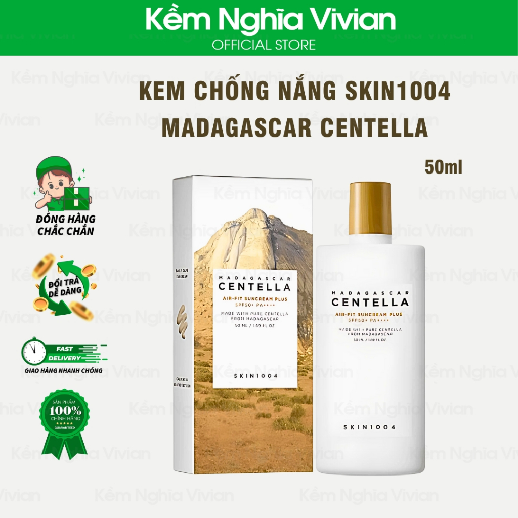 Kem Chống Nắng Cho Da Nhạy Cảm Skin1004 Madagascar Centella 50ml (MP9166)
