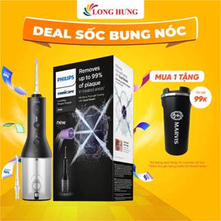 Máy tăm nước vệ sinh răng miệng Philips Sonicare Cordless Power Flosser 3000 HX3806 - Thiết kế nhỏ gọn