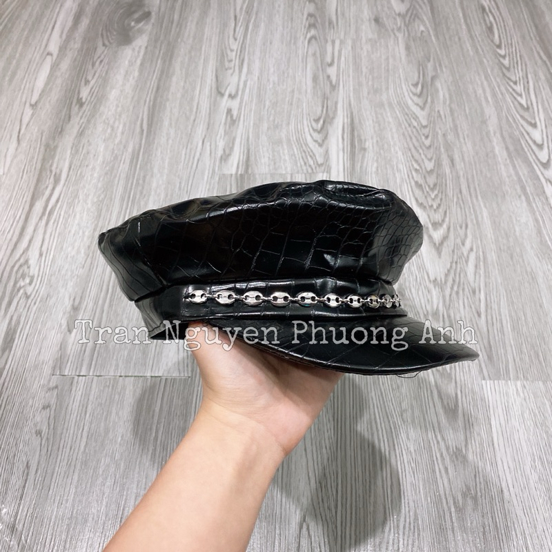 (CHUẨN AUTH) MŨ NÓN DA BÓNG BAKER BOY THỜI TRANG