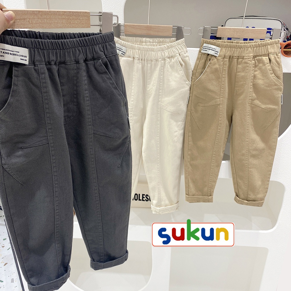 (MỚI) Quần kaki bé trai bé gái hàng Quảng Châu cho bé shop Sukun Quần thô cho bé Kunkid
