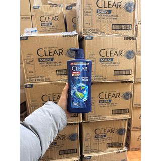 Dầu gội clear men 900g