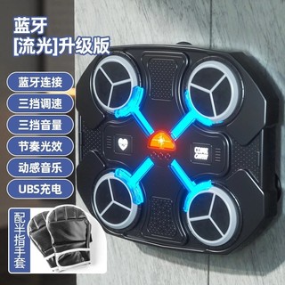 Máy tập đấm boxing đấm bốc treo tường đèn lep theo nhịp nhạc qua loa bluetooth