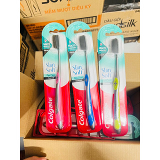 bàn chải đánh răng Colgate SlimSoft Flex Clean Charcoal (giao màu ngẫu nhiên)