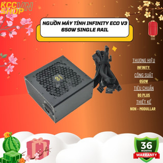  Nguồn máy tính Infinity Eco V3 650W Single Rail - Mới Bảo Hành 36 Tháng 