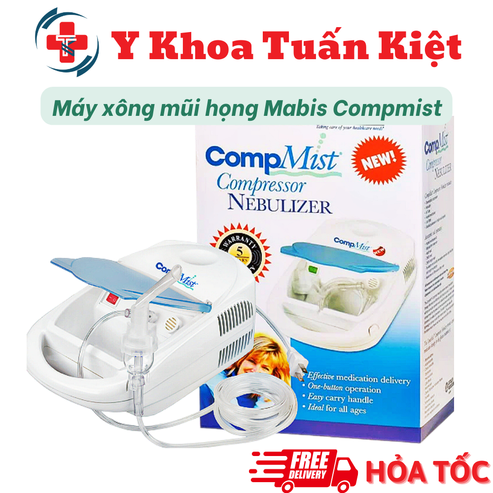 ✅ Máy xông mũi họng Mabis Compmist