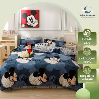 Ga giường 4 món cotton poly, drap nệm mềm mại, thoải mái 1m6x2m,1m8x2m,2m2x2m