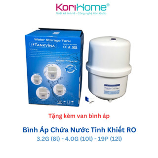  Bình Áp TankVina Máy Lọc Nước Bình Áp Tích Nước Tinh Khiết Cho Máy Karofi Kangaroo Sunhouse Mutosi... tặng van bình áp 