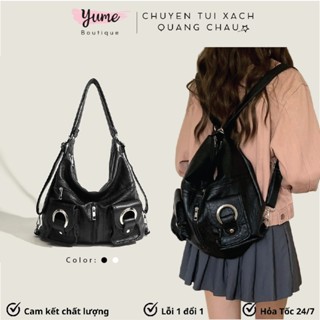 [Hàng QC] Túi Xách Unisex Đa Năng, Balo Da Thời Trang Cao Cấp Đi Học, Đi Làm, Đi Chơi Dễ Phối Đồ Yu132