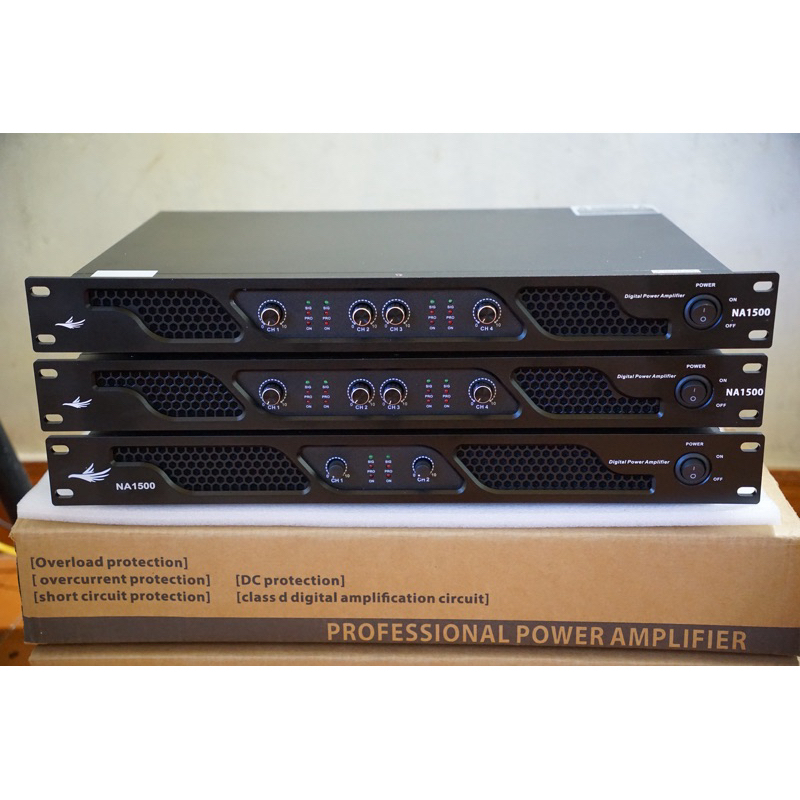 Đẩy công suất 4 kênh và 2 kênh class D công suất ( 1500w/kênh )