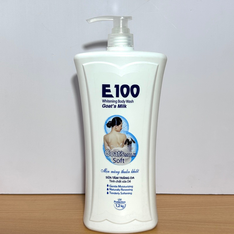 Sữa tắm E100 Tinh Chất Sữa Dê 1.2Kg