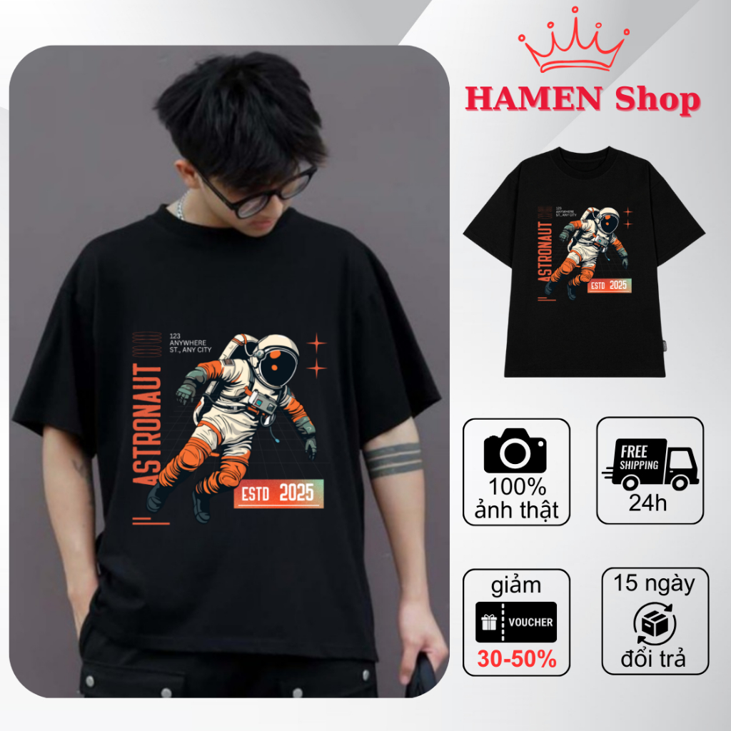 Áo thun Thiết kế FORM RỘNG " Phi hàng gia" Cotton 100% 260gsm chất vải thoáng mát, thấm hút mồ hôi H