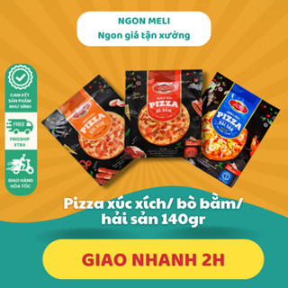 Pizza bò bằm/xúc xích/hải sản Lacusina 140g NGON meli Giao Hàng Hỏa Tốc Tại Hà Nội
