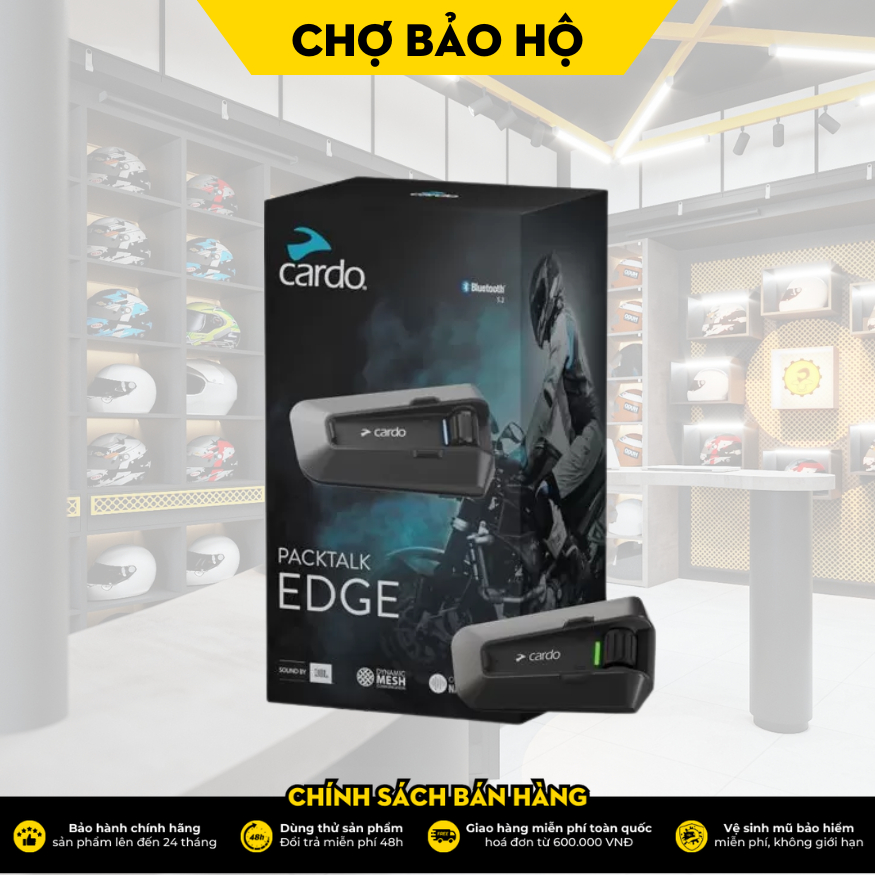 [Chính hãng] TAI NGHE BLUETOOTH CARDO EDGE