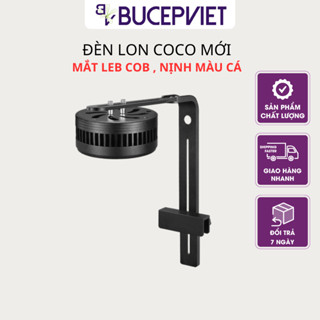 Đèn Bể Cá Tròn COCO FA SERIES - Bản Bright Tone Ấm, mắt led COB màu tự nhiên, nịnh màu cá, tạo hiếu ứng sóng nước