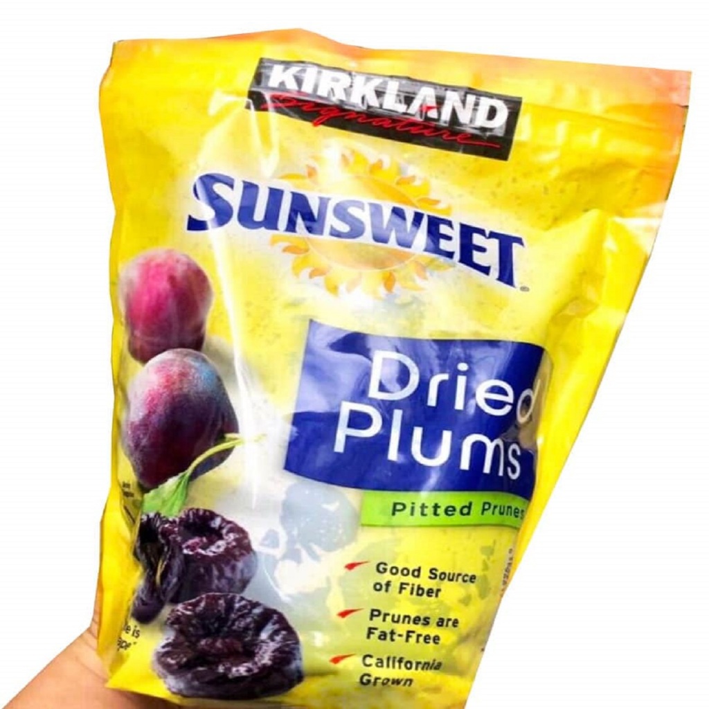 KIRKLAND + Túi 1.59 Kg + MẬN SẤY DẺO MỸ SUNSWEET Dried Plums Pitted Prunes