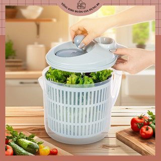 Bộ rổ quay rau sống Việt Nhật 3516, Bộ rổ quay vắt rau sống tiện dụng, khô ráo, phụ kiện nhà bếp thông minh