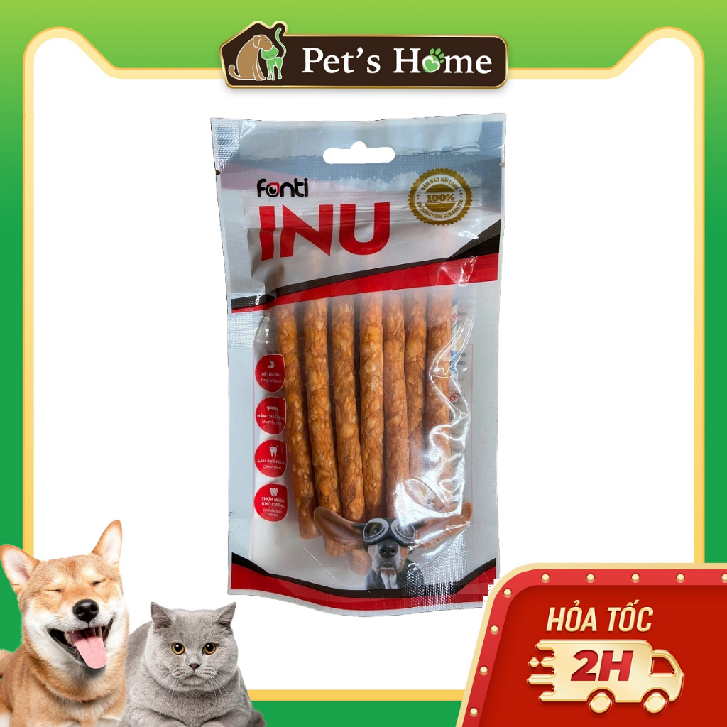 Que gặm sạch răng cho chó Munchy Fonti C28 100g