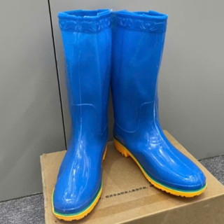  RẺ VÔ ĐỊCH  Ủng Xanh Đế Vàng - Ủng Bảo Hộ Lao Động Đi Mưa , Làm Vườn , Cao Su Mềm Cao Cấp