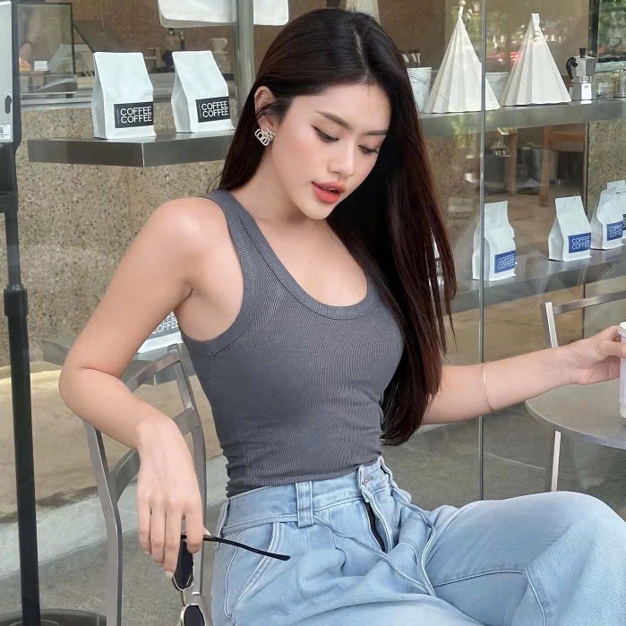 Áo Ba Lỗ Trơn Viền Bản To, Áo Thun Nữ Ôm Body Chất Tăm Lạnh T10 | BigBuy360 - bigbuy360.vn