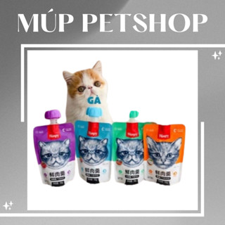  Soup Thưởng W@npy Nắp Vặn Cho Mèo - Súp Thưởng Cho Mèo Tuýp 90g 