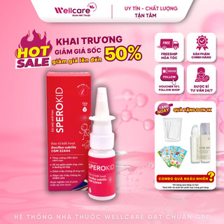  💚BAO CHECK  Xịt Mũi Bào Tử SPEROKID HURO - Thông mũi nghẹt mũi giảm sưng viêm livespo otosan buo 