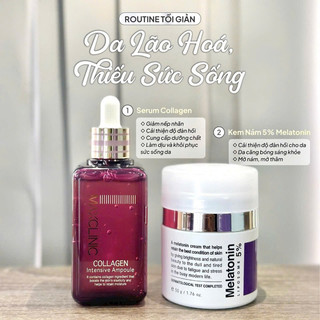 Serum Maxclinic 100ml + Kem Dưỡng Melatoin 5% Cham Soc Da Women Cấp ẩm