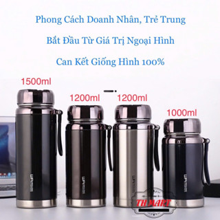 Bình giữ nhiệt Baol inox 304 nóng lạnh giữ nhiệt 24h dung tích 1000ml, 1200ml, 1500ml