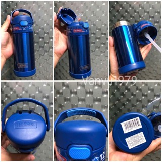  ❤️ Sale Nghỉ Bán  Bình Giữ Nhiệt nóng lạnh THERMOS FUNTAINER 355ml Mỹ bình nước đi học có ống hút 
