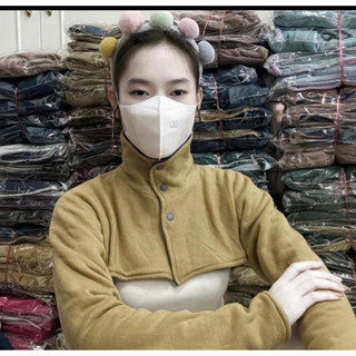 Tặng đôi găng tay len + 3 món 🎁) Áo Khoác Ủ Kem 65kg đến 85kg  ( size XL )