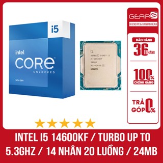 CPU Intel Core i5 14600KF (3.5GHz Turbo 5.3GHz / 14 Nhân 20 Luồng / 24MB / LGA 1700)