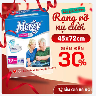 (Sỉ 100m) Tấm đệm lót Merzy ML 45x72cm #Lót già Merzy  #Miếng lót MERZY #tấm lót già MERZY #Lót già MERZY #bỉm merzy