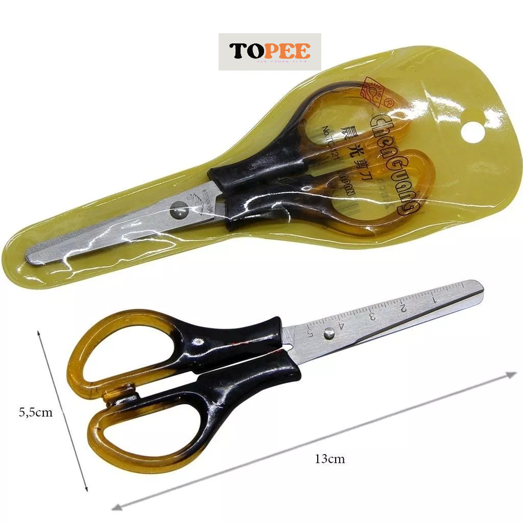 [TC121] Combo 2 Kéo Xà Cừ/Kéo Đồi Mồi/ Kéo Cắt Giấy CỠ NHỎ Vân Sơn/King TC 121/ TC-121/ S121/ S 121/