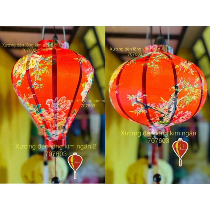 Đèn lồng phố hội phi 3D chuyên trang trí nhà cửa treo trung thu treo tết cực đẹp (30,40,45cm