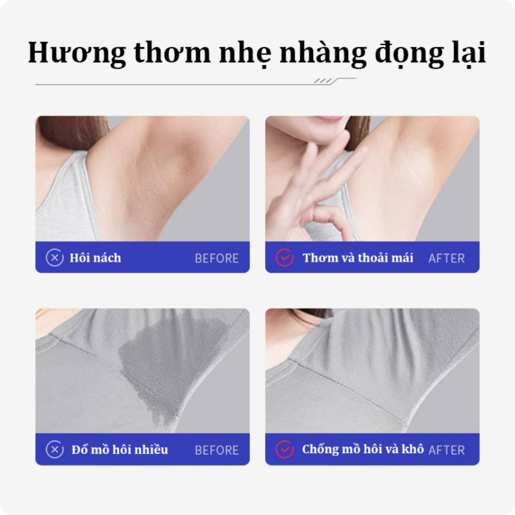 Kem dưỡng khử mùi hôi nách Phalamin - Giúp chăm sóc vùng nách thông thoáng, thơm mát, không gây hôi, không chảy mồ hôi