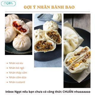 Bột bánh bao Mikko gói 1kg (kèm gói men bên trong) - NGỌT ĐỒ LÀM BÁNH