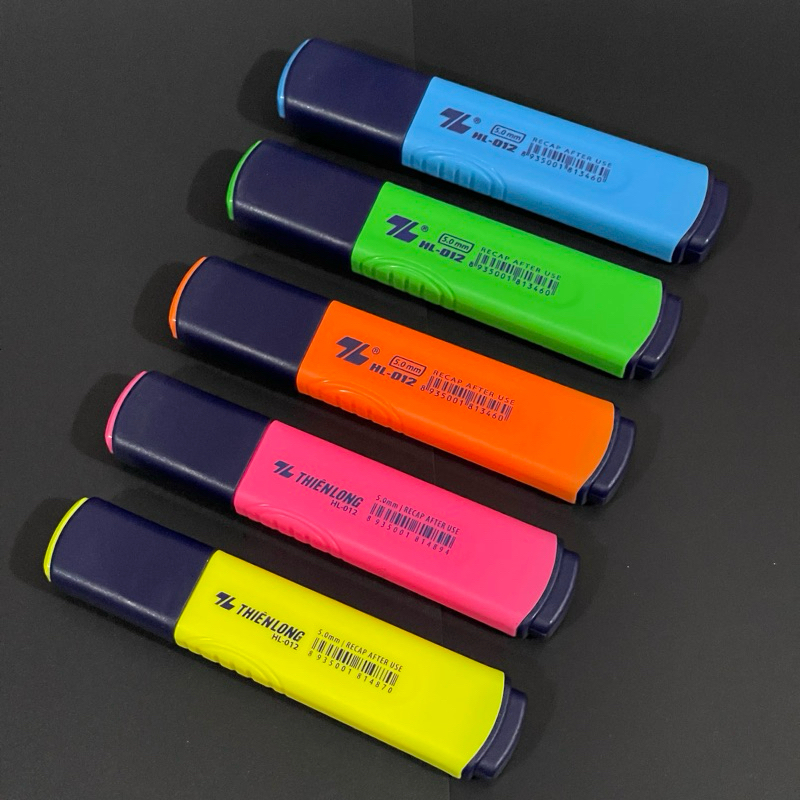 Bút dạ quang Thiên Long HL-012, cây lẻ