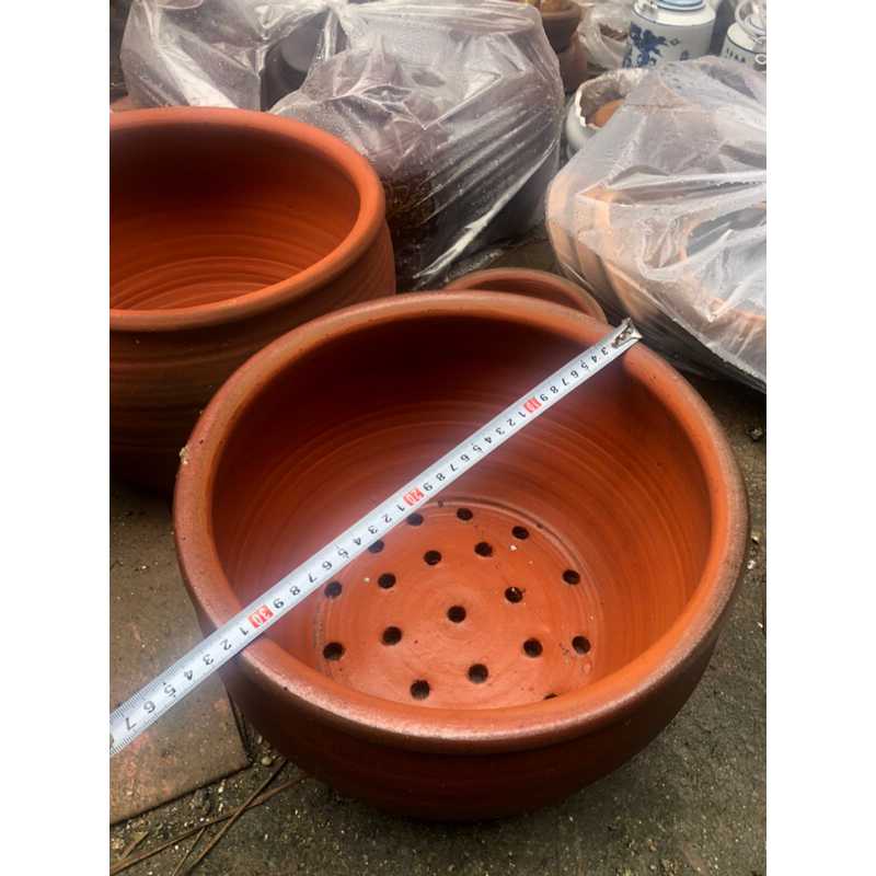 chõ đất nung, nồi hông xôi, lu đất 6kg