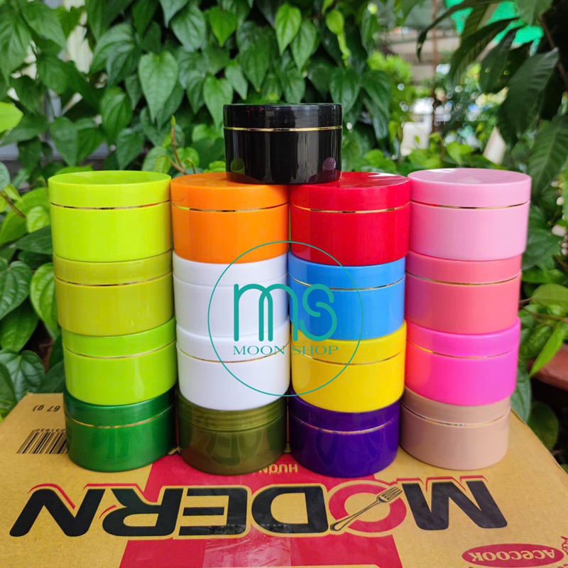 Combo 10 hủ nhựa K100 đựng 100g kem, chiết mỹ phẩm